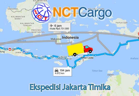 ekspedisi jakarta timika
